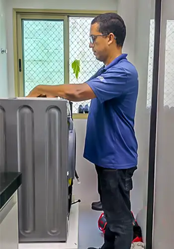 Profissional de lava e seca samsung